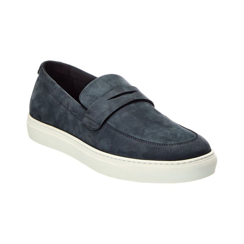 Harry's Of London Fitz Nubuck Suede Loafer, Navy